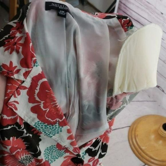 Notations Petite medium Floral Printed Blazer - Picture 7 of 7